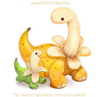 3016. Bananasaurus - Illustration