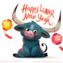 3020. Happy Lunar New Year - Illustration