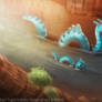 3044. Canyon Nessie - Illustration