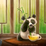 3055. Tea Panda - Illustration