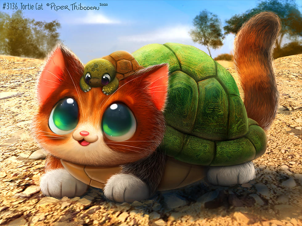 Tarty Cat 3136. Tortie Cat by Cryptid-Creations on DeviantArt