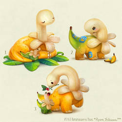 3163. Bananasaurus Poses