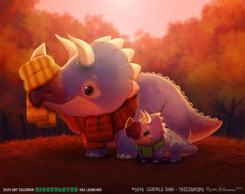 #3276. Leafpile Dino - Triceratops