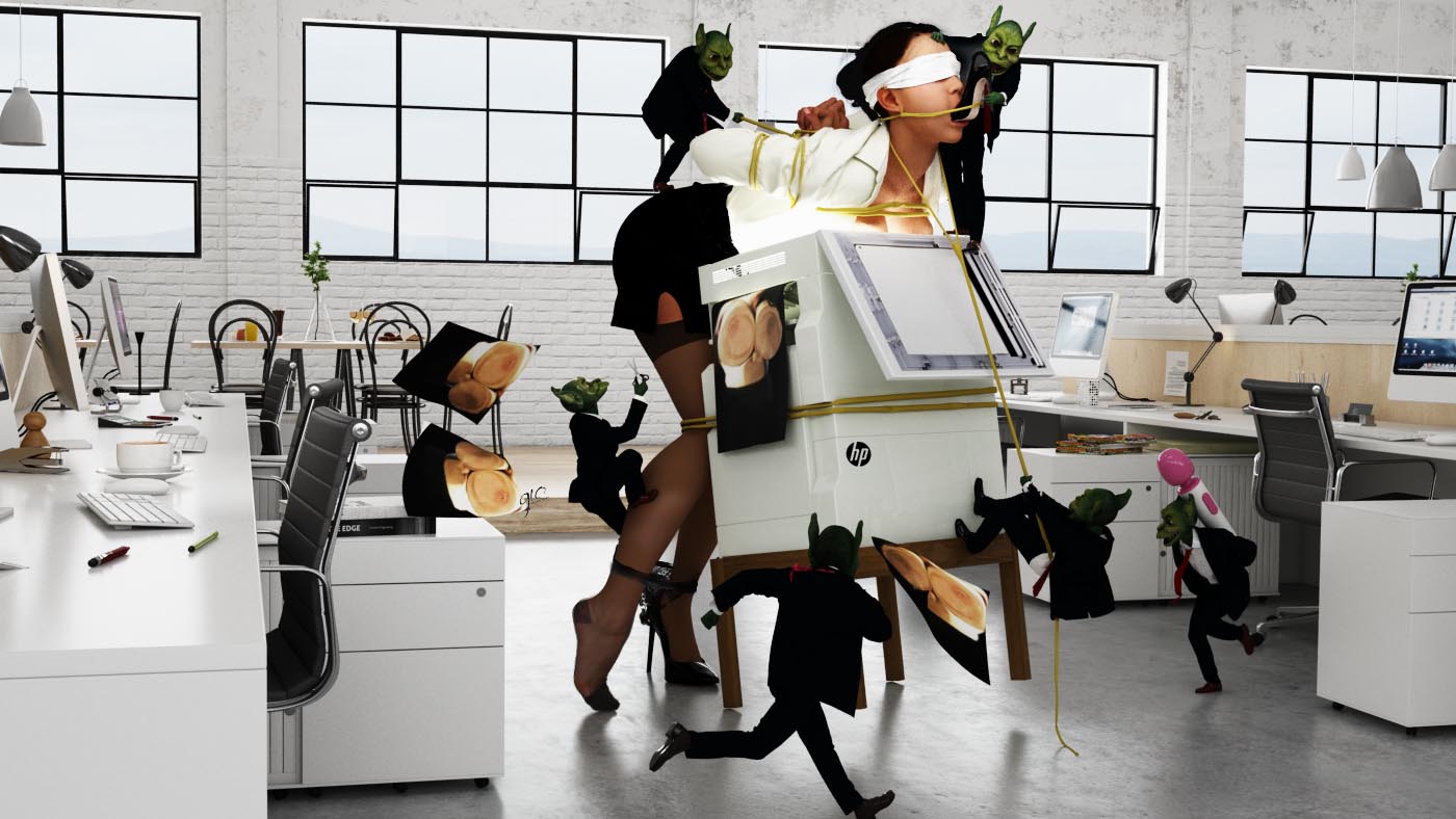 Tribute to THOSE DAMN OFFICE BROWNIES by Leapserv
