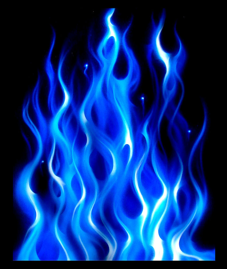 Сгорело синим пламенем