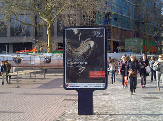 Dutch Harp Festival 2012 Mupi Poster