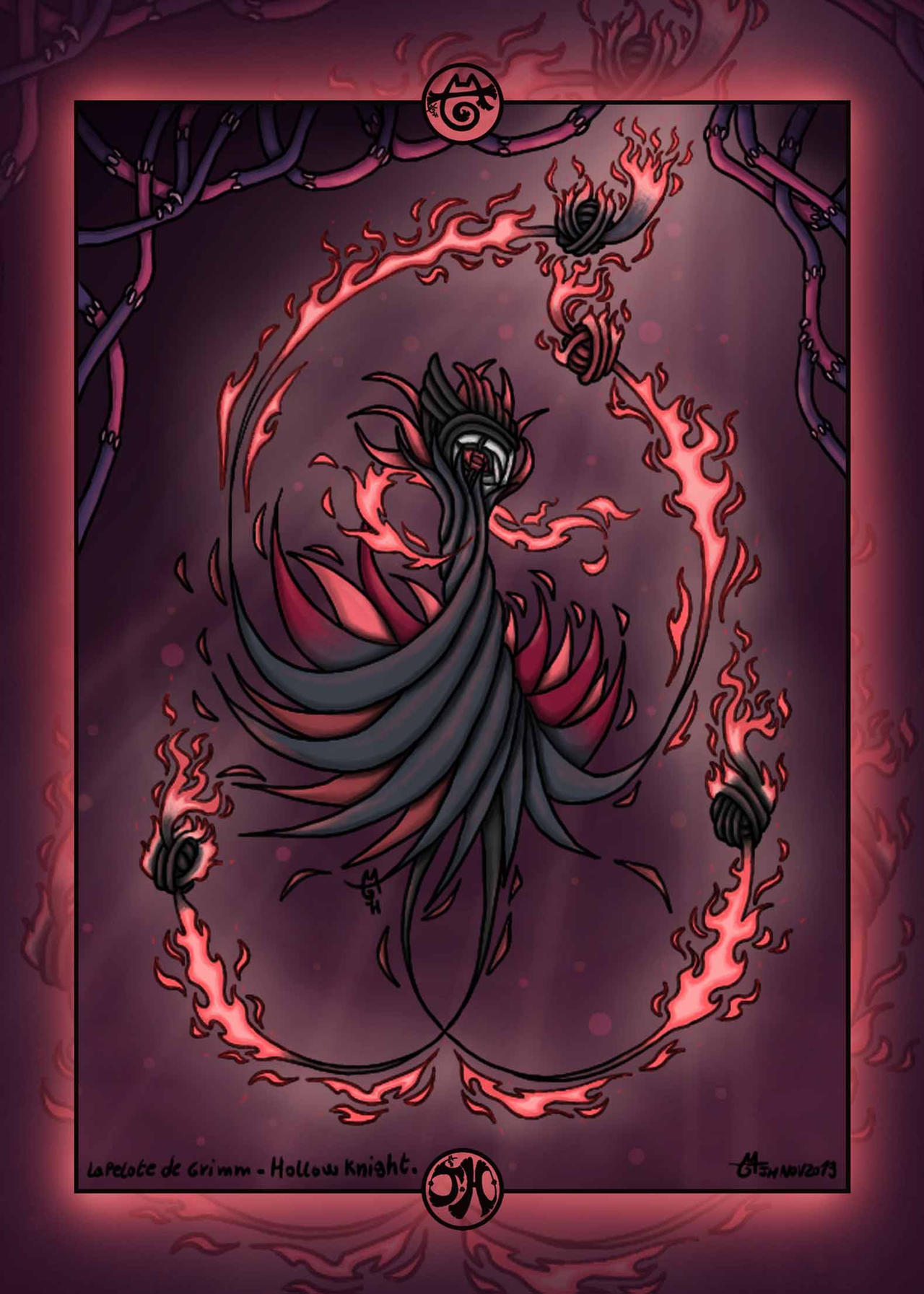 Knight Pf La Pelote de Grimm - Hollow Knight - PF by JH-la-Chapeaute on DeviantArt