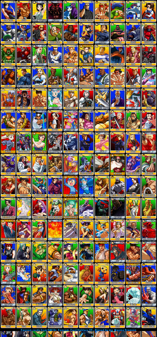 DS - SNK vs Capcom Card Fighters DS - Capcom Cards by SUPERFERNANDOXT ...