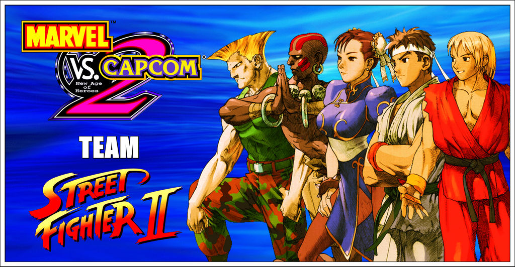 Mvc2 Team Street Fighter II by SUPERFERNANDOXT on DeviantArt