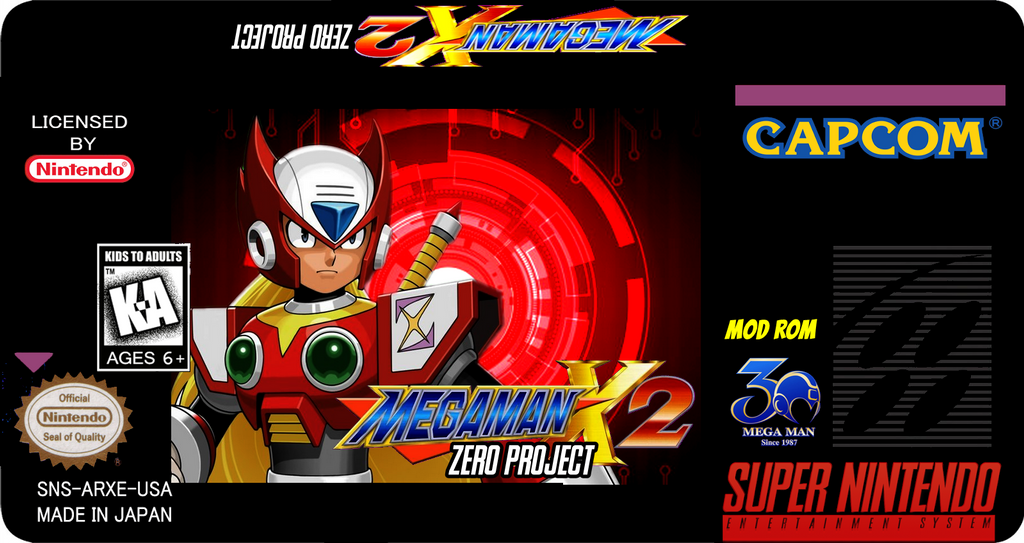 Megaman X2 Zero Project Label Snes By Superfernandoxt On Deviantart Megaman X2 Zero Project Label Snes By Superfernandoxt On Deviantart