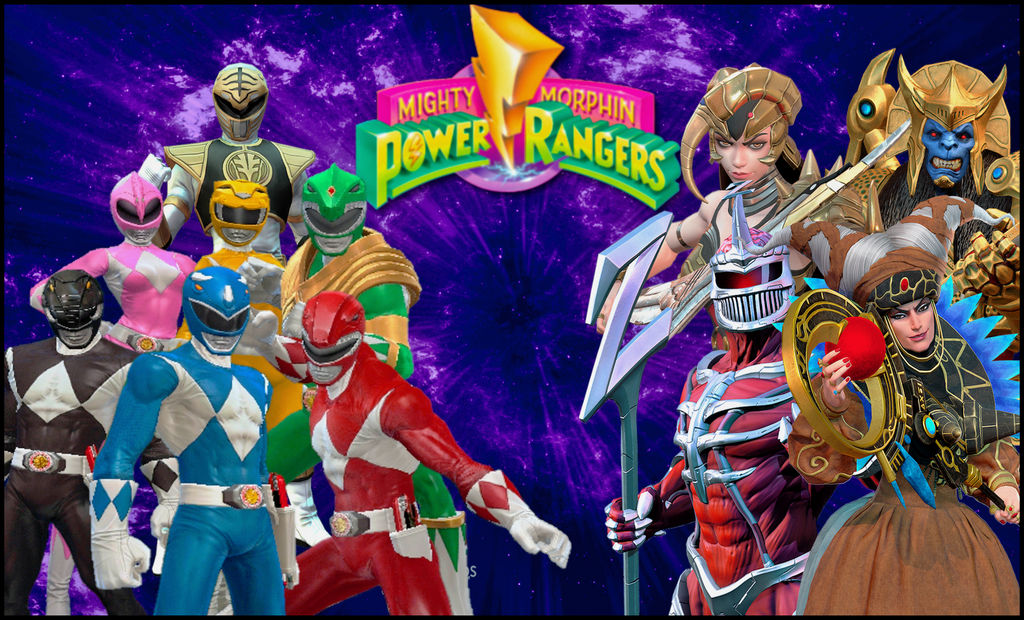 Mighty Morphin Power Rangers Wallpaper by SUPERFERNANDOXT on DeviantArt