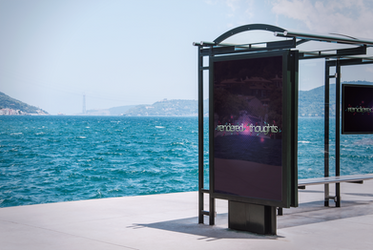 Bus Stop Advertisement Mockup