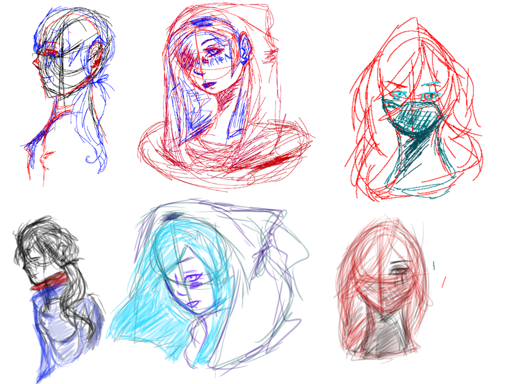 Different Version Drawing Drawing style differences by Overcastgravestone on DeviantArt