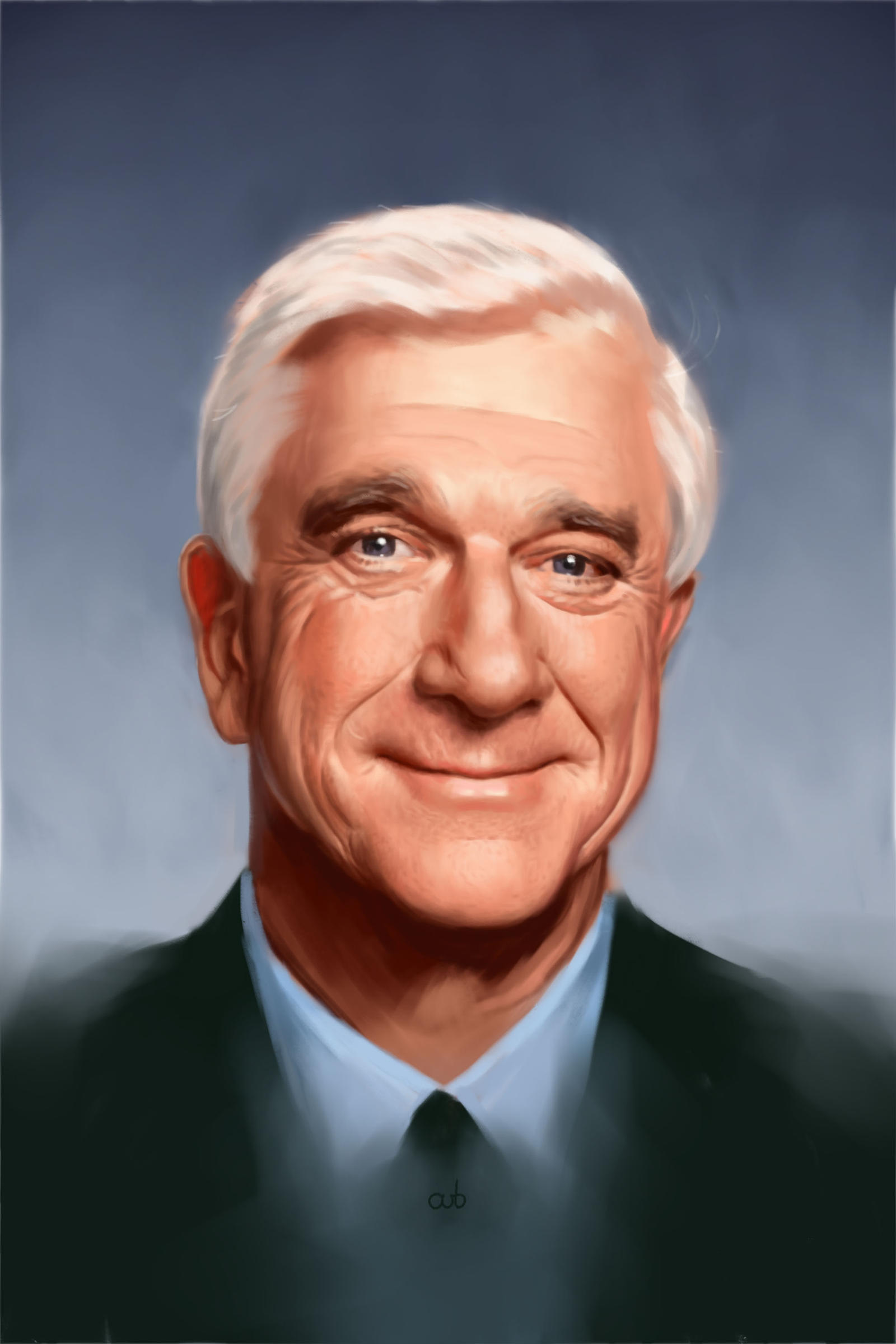 Leslie Nielsen by avb2008 on DeviantArt