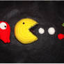 Crochet Pac-Man + Ghost, Fruit