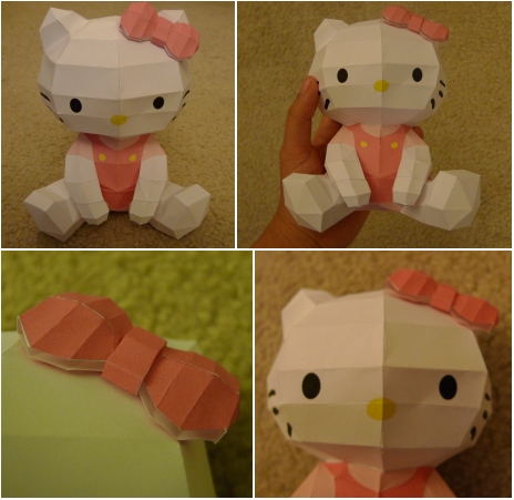 Hello Kitty Paper Model By Katrivsor On DeviantArt
