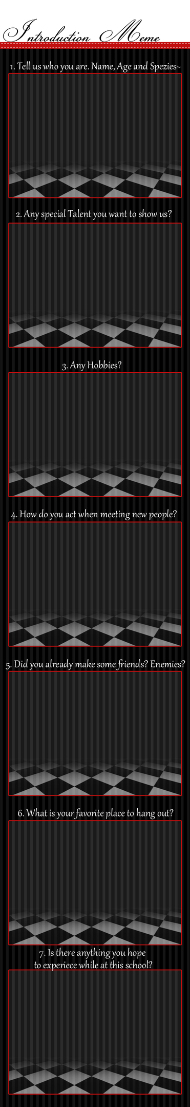 Introduction Meme by KamalaOphelia on DeviantArt