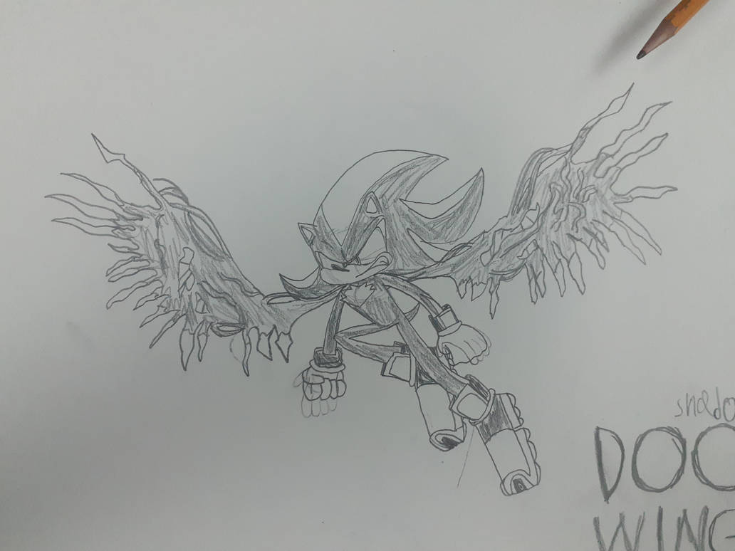 Shadow with doom wings by SuperSonicDude2009 on DeviantArt
