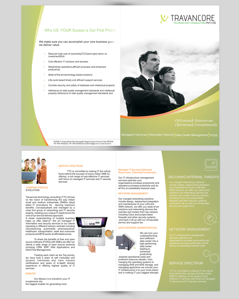 294 Unique Managed Services Brochure Template 294 Unique Managed Services Brochure Template