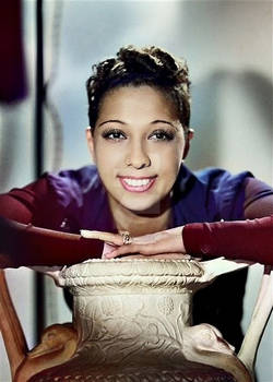 Colorized: The late Josephine Baker