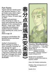 Souma Shunbunjima OC profile