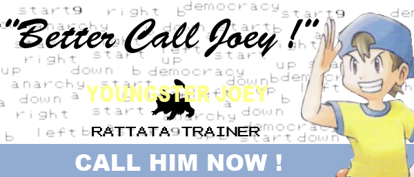 Twitch Plays Pokemon : BETTER CALL JOEY