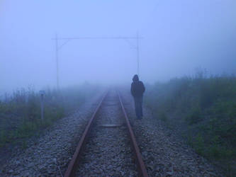 Walking down the railway