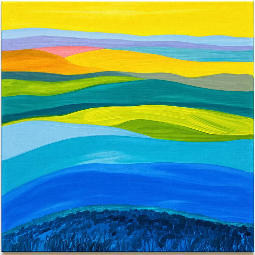 Color Field paintings. 2 by angolinn on DeviantArt