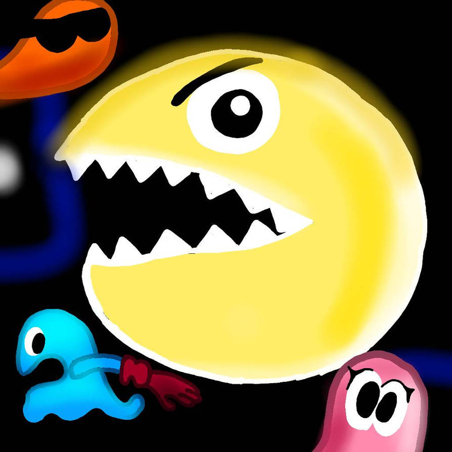 Devil Pac Man Evil Pac-Man by somebodyherefor1day on DeviantArt