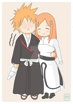 IchiHime chibi