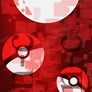 7 Days Color Challenge: Red: Poke ball Bookmark