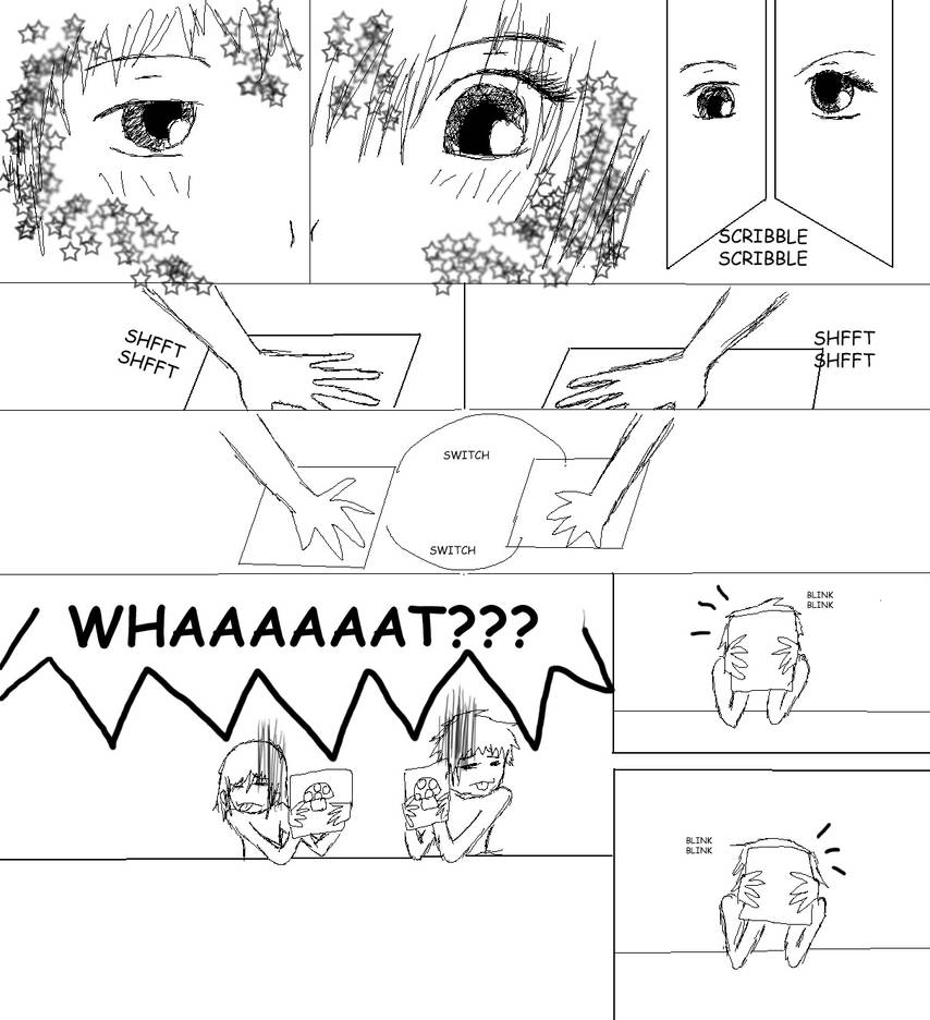 One page manga preview by on DeviantArt