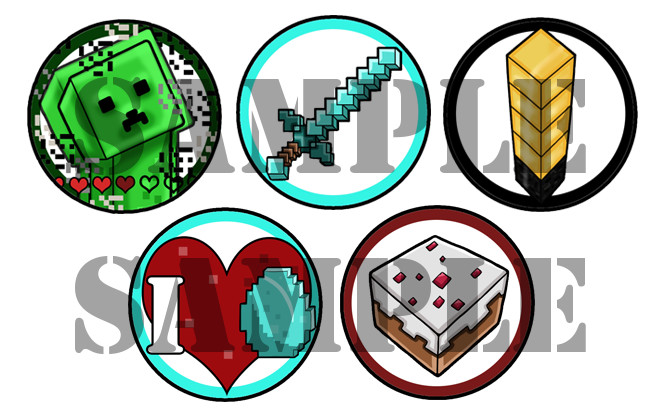 Minecraft Button Set by enchanted-enigma on DeviantArt
