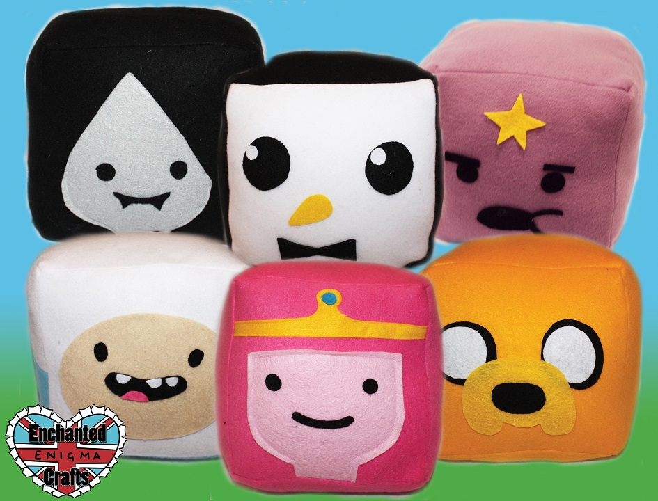 Adventure Time Plush Cubes