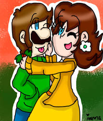 Luigi x Daisy ~ Happy Christmass