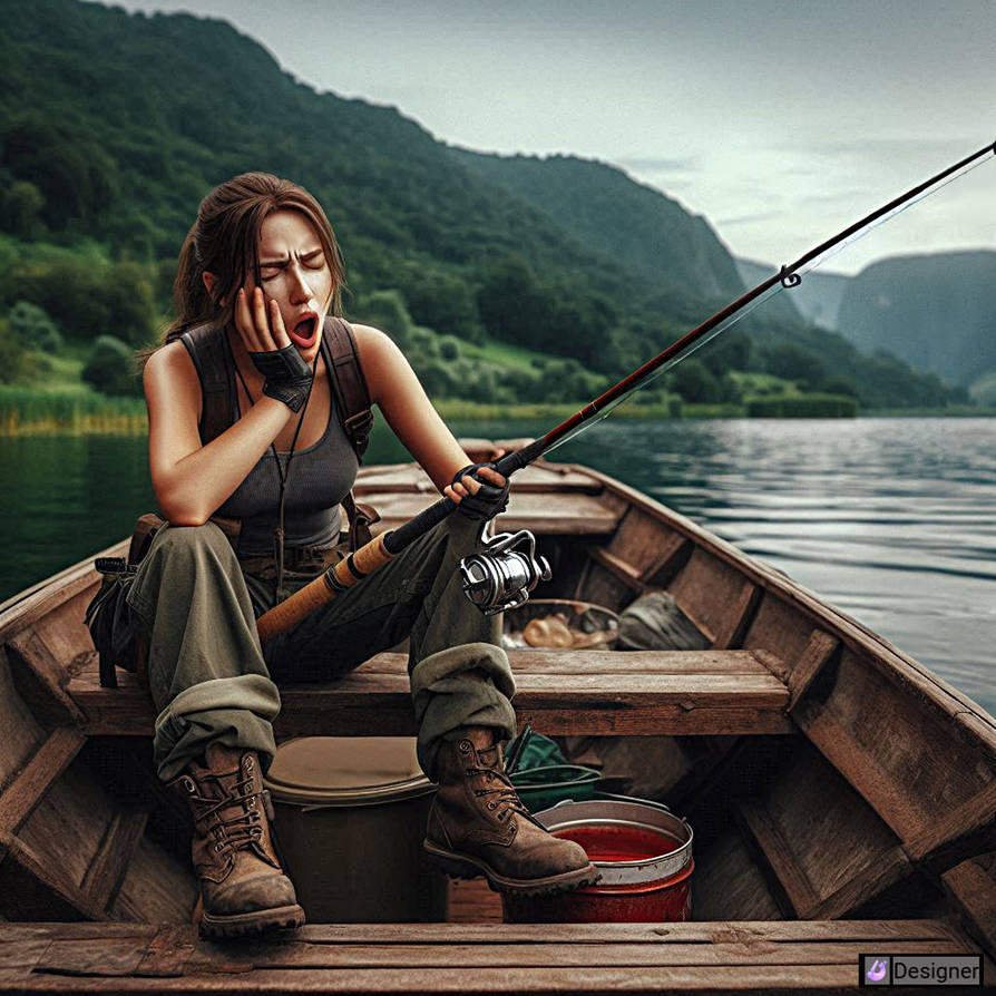 Fishing is said to be great fun by DoppieCroft on DeviantArt