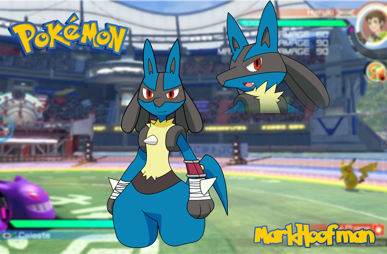 Lucario Rising Rivals Lucario Crossover Design by MarkHoofman on DeviantArt
