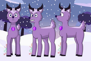 Reindeer Amethyst [Transformation] Commission