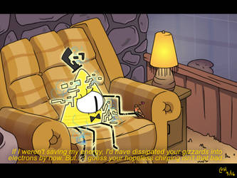 (GF) Twist Fate: Bill Cipher by CloudtheHen