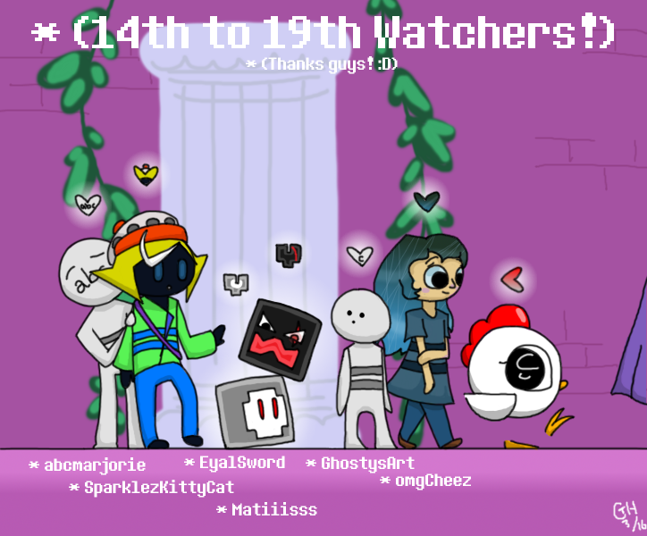 14th to 19th Watchers!