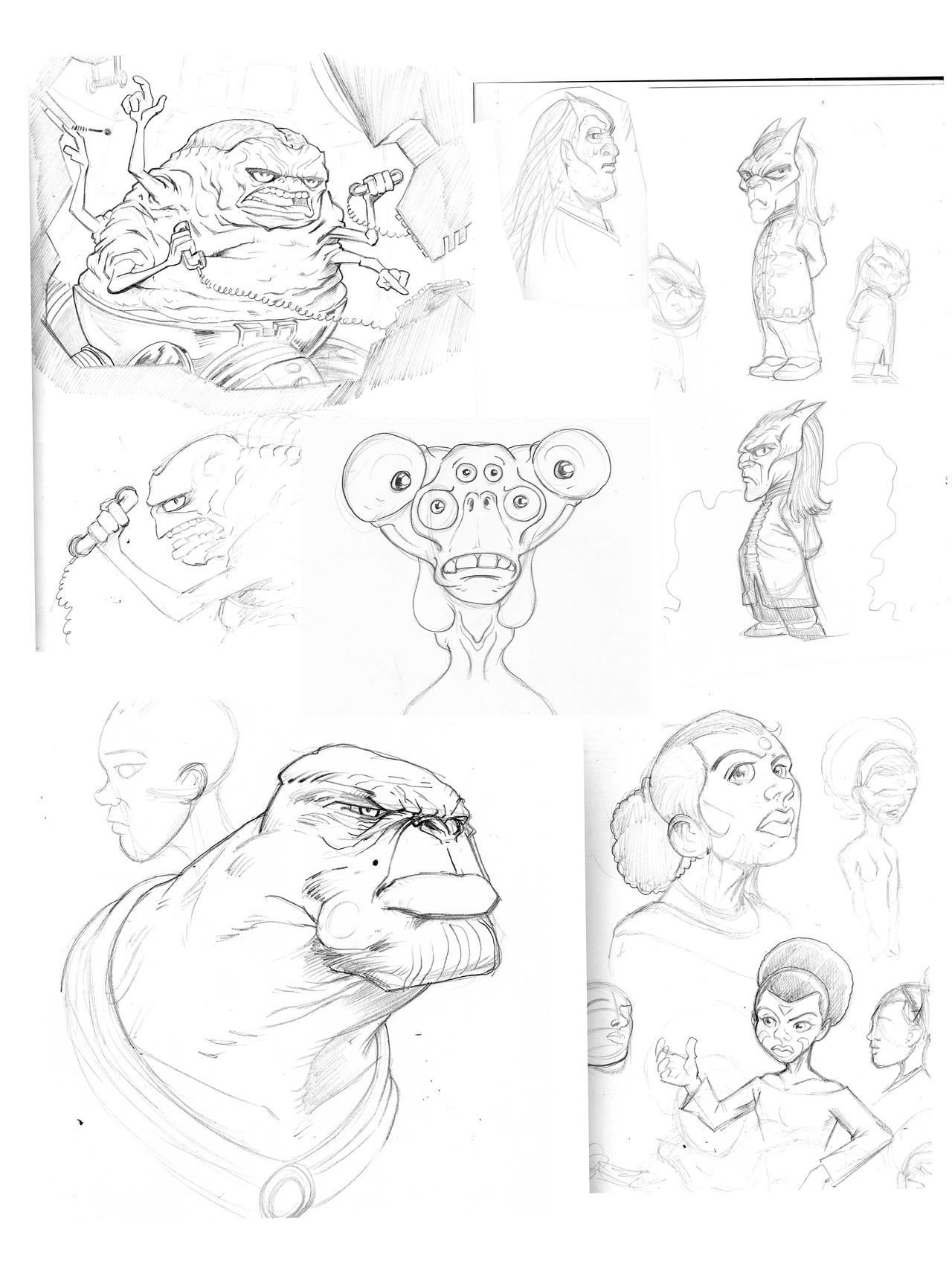 Character sketch dump