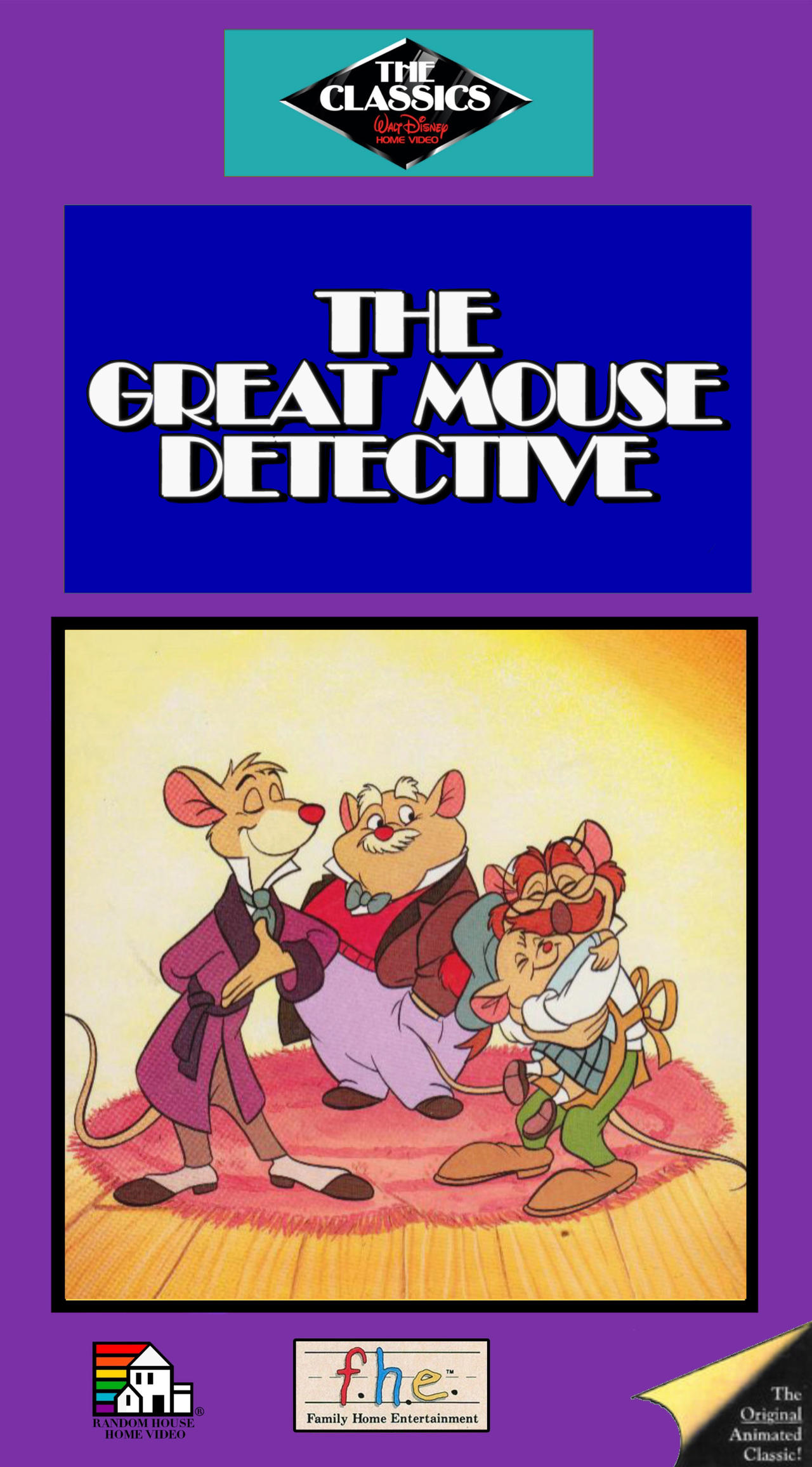 Mouse 1986 The Great Mouse Detective - VHS 1987 Poster by Andreipreston on DeviantArt