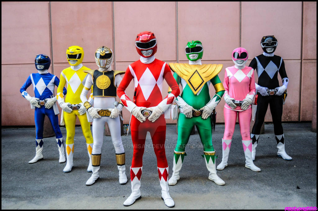 Power rangers Super sentai team mighty morphin by Tsumisan on DeviantArt