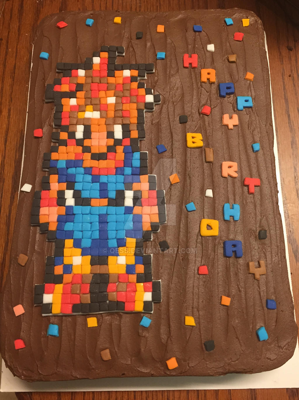 Pixel Chrono Trigger Cake by Qess on DeviantArt