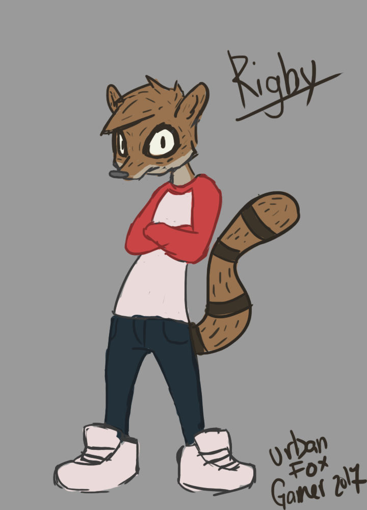 Rigby by UrbanFoxGamer on DeviantArt