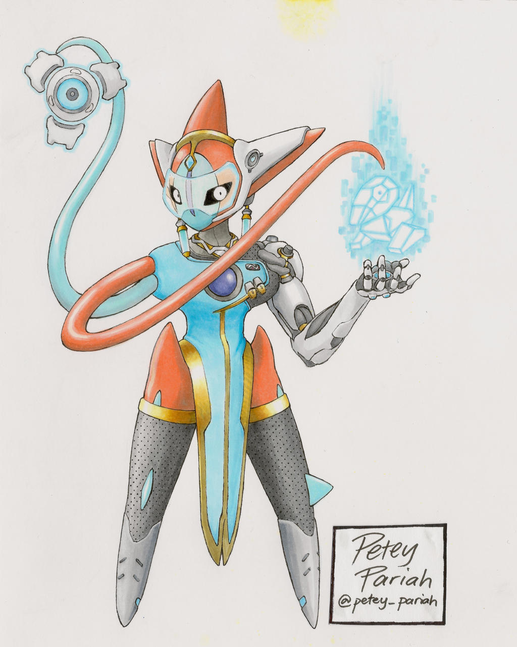 Pokemon X Overwatch: Deoxys X Symmetra