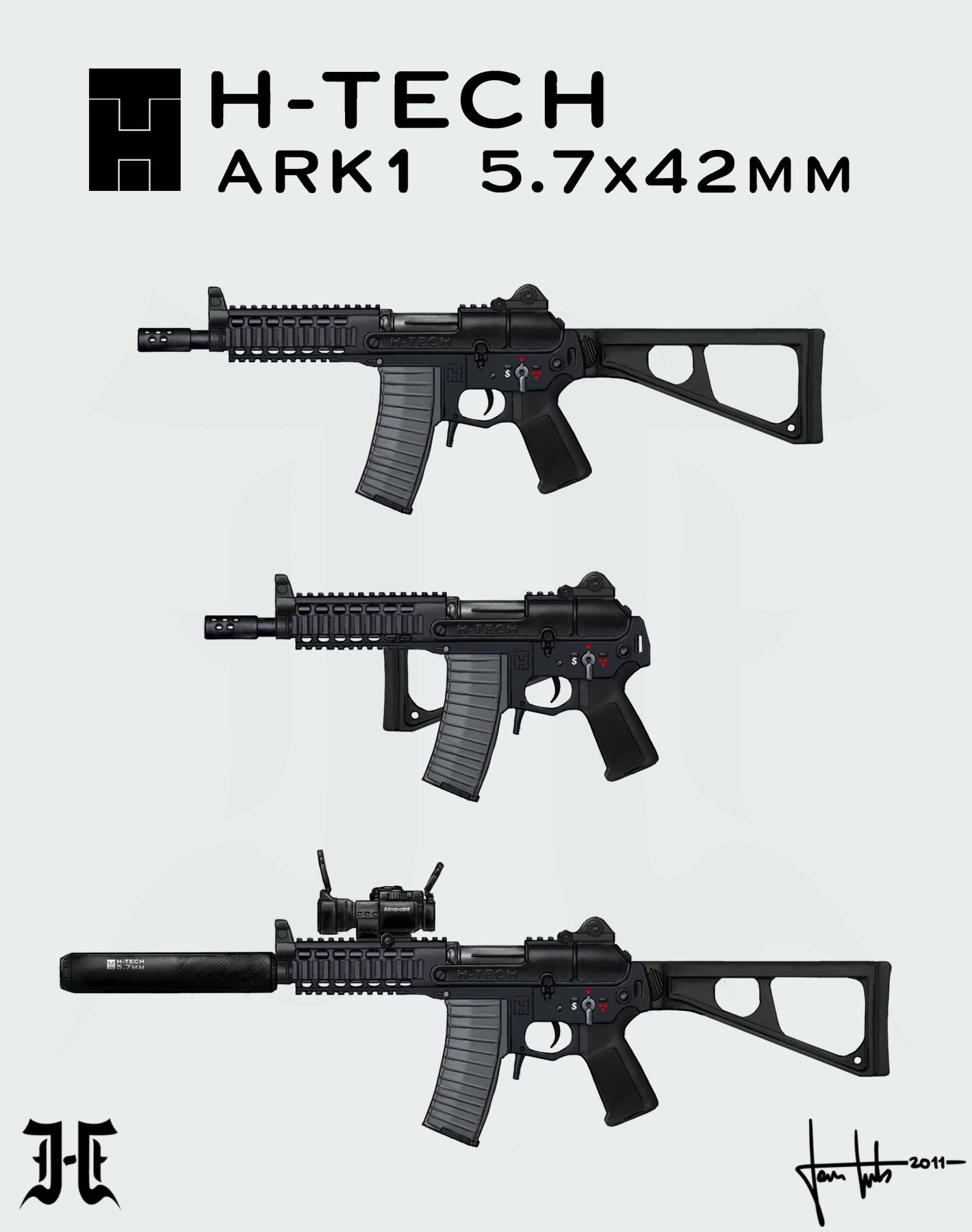 H-Tech ARK1 prototype - presentation sheet