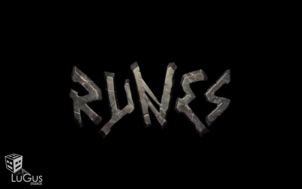 LuGus Studios' Runes: 3D logo