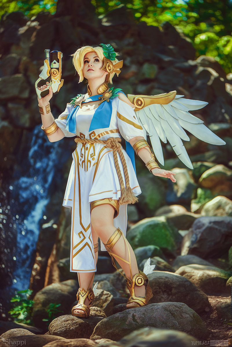 hoja Joven Tren Winged Victory Mercy - Overwatch by Shappi on DeviantArt