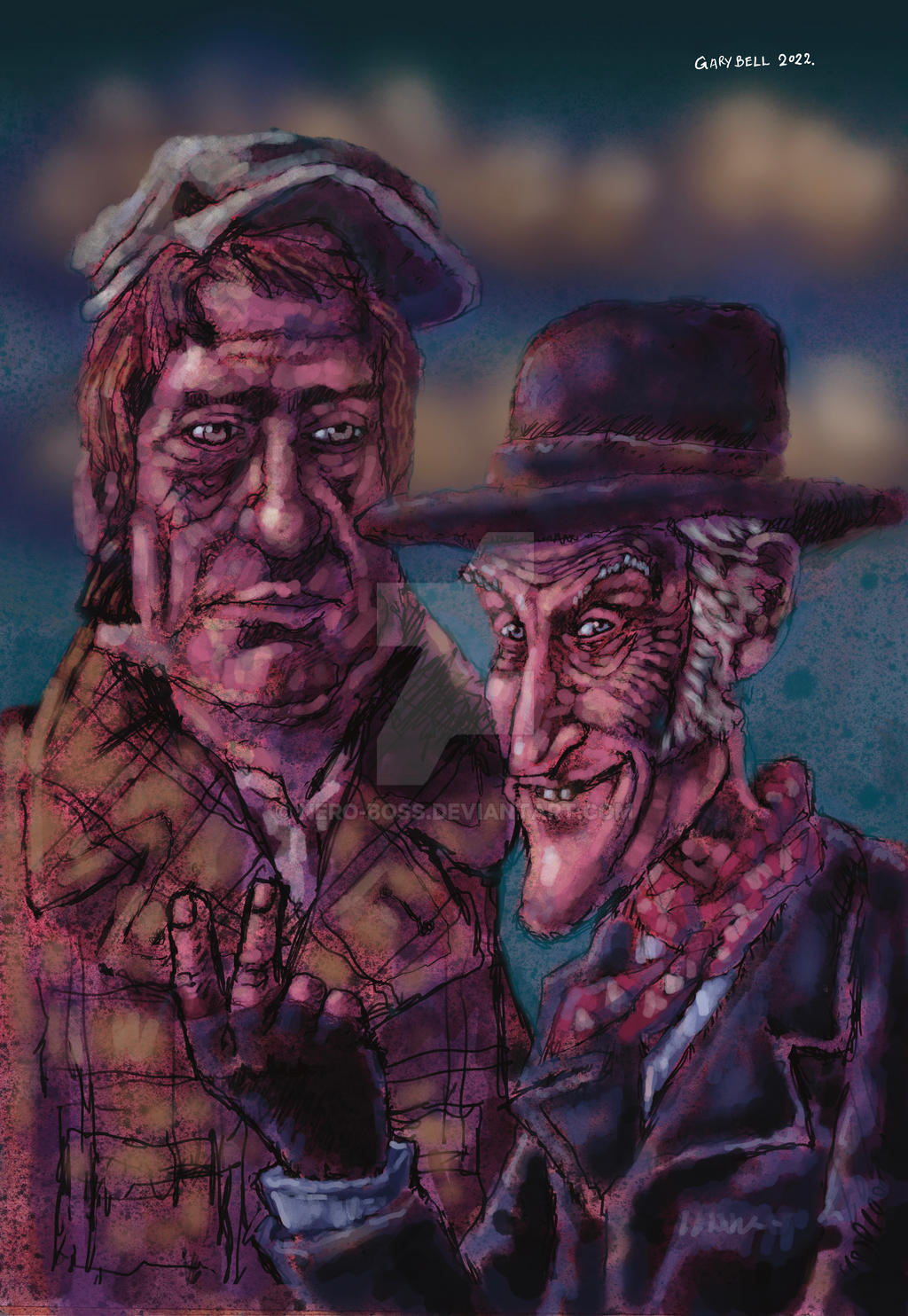 Steptoe and Son caricature by Nero-Boss on DeviantArt